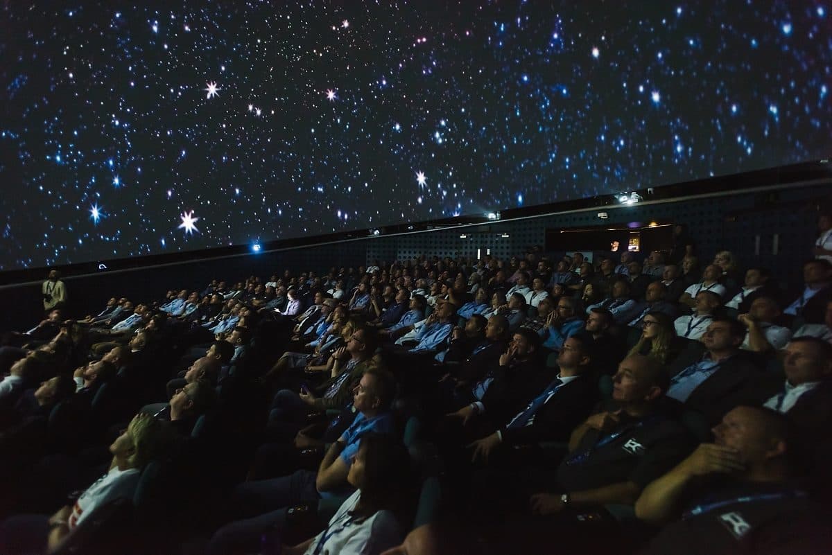 Planetarium theatre at the National Space Centre